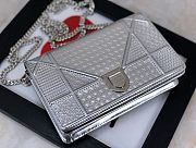 Diorama Silver&Gold Shoulder Bag - 19cm - 3