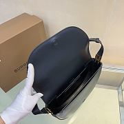 Burberry Olympia Small Leather Crossbody Bag In Black - 26 x 5.5 x 15cm - 6