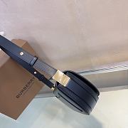 Burberry Olympia Small Leather Crossbody Bag In Black - 26 x 5.5 x 15cm - 5