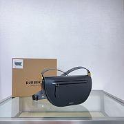 Burberry Olympia Small Leather Crossbody Bag In Black - 26 x 5.5 x 15cm - 4