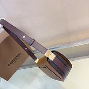 	 Burberry Olympia Small Leather Crossbody Bag In Brown - 26 x 5.5 x 15cm - 6