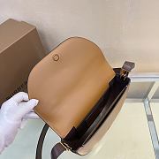 	 Burberry Olympia Small Leather Crossbody Bag In Brown - 26 x 5.5 x 15cm - 3