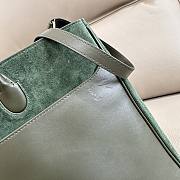Burberry Rocking Horse tote bag suede green - 35.5x18 x 28cm - 5