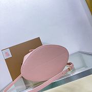 Burberry TB Monogram Plaque Drawstring Bucket Bag Pink - 5