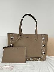 	 Valentino Garavani Medium NellcÃte Grainy Calfskin Tote - 40 X 30 X 13 cm - 3
