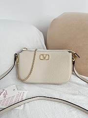 Valentino Mini Vlogo Signature Calfskin Crossbody Bag - 21.5x13x3cm - 4