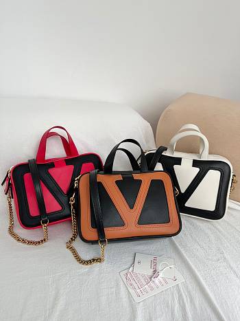 Valentino Garavani Viva Superstar Nappa Leather Handbag - 23 X 16 X 8 cm