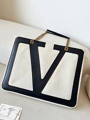 Valentino Garavani Viva Superstar White Tote Bag - 45 X 35 X  3.5 cm - 3