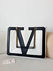 Valentino Garavani Viva Superstar White Tote Bag - 45 X 35 X  3.5 cm - 2