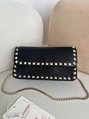 Valentino Garavani Vring Black Bag - 21x611cm - 1