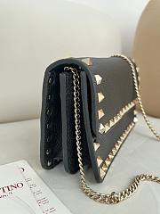 Valentino Garavani Vring Black Bag - 21x611cm - 2