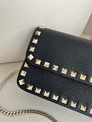 Valentino Garavani Vring Black Bag - 21x611cm - 6