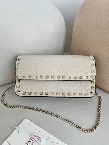 	 Valentino Garavani Vring White Bag - 21x611cm