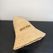 Miu Miu Woven fabric bucket hat  - 5