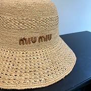 Miu Miu Woven fabric bucket hat  - 3