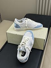 Golden Goose Ball Star LTD in suede with metallic leather star and denim inserts  - 3