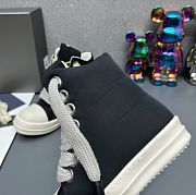 Rick Owens Black Hollywood Jumbo Lace Puffer Sneaks - 5