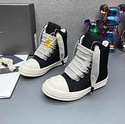 Rick Owens Black Hollywood Jumbo Lace Puffer Sneaks - 2