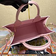 Dolce & Gabbana Nature-print Tote Bag In Pink 30*14*26cm - 5