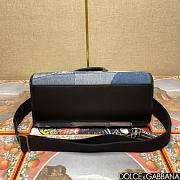 Dolce & Gabbana logo-embroidered Denim Tote Bag 31*27*15cm  - 3