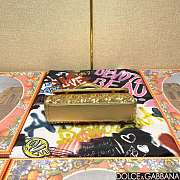 	 Dolce & Gabbana Small Silicy Gold Sequins Handbag -18*11*6cm - 5
