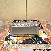 	 Dolce & Gabbana Silicy Silver Sequins Handbag - 20*16*8cm - 2