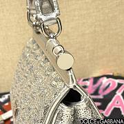 	 Dolce & Gabbana Silicy Silver Sequins Handbag - 20*16*8cm - 4