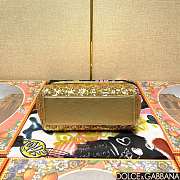	 Dolce & Gabbana Silicy Gold Sequins Handbag - 20*16*8cm - 4