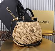Dolce & Gabbana Crochet and Leather Bag - 20*16*8cm - 6