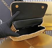 Dolce & Gabbana Crochet and Leather Bag - 20*16*8cm - 4