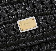 	 Dolce & Gabbana Crochet and Leather Bag In Black - 20*16*8cm - 5