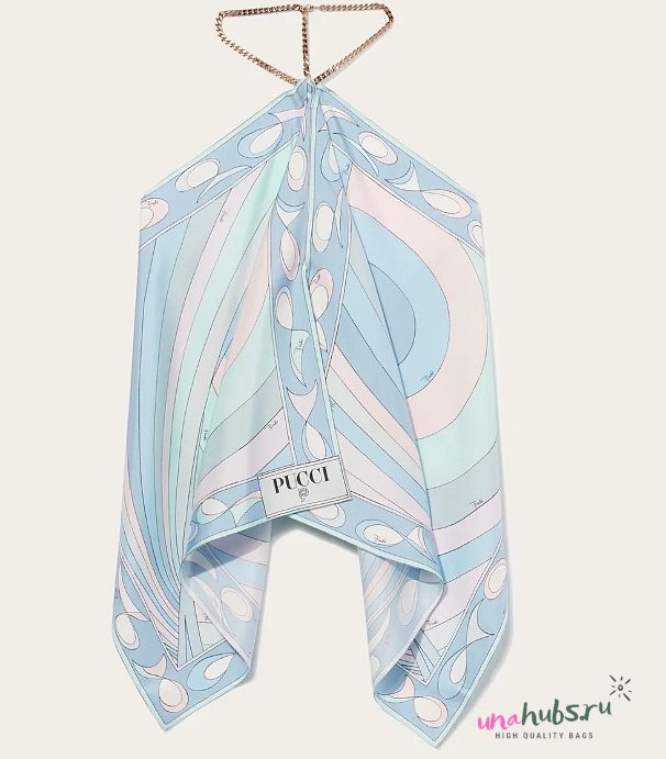 Pucci Silk top with Iris print - 1