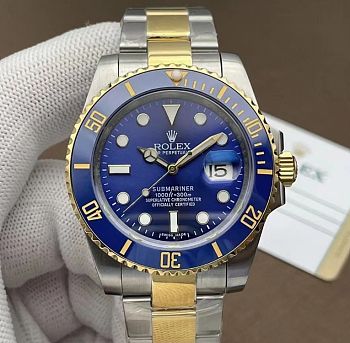Rolex Submariner Date Watch Oystersteel and Yellow Gold 41mm