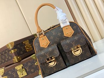 Louis Vuitton Monogram Manhattan Handbag - 30x12x20cm