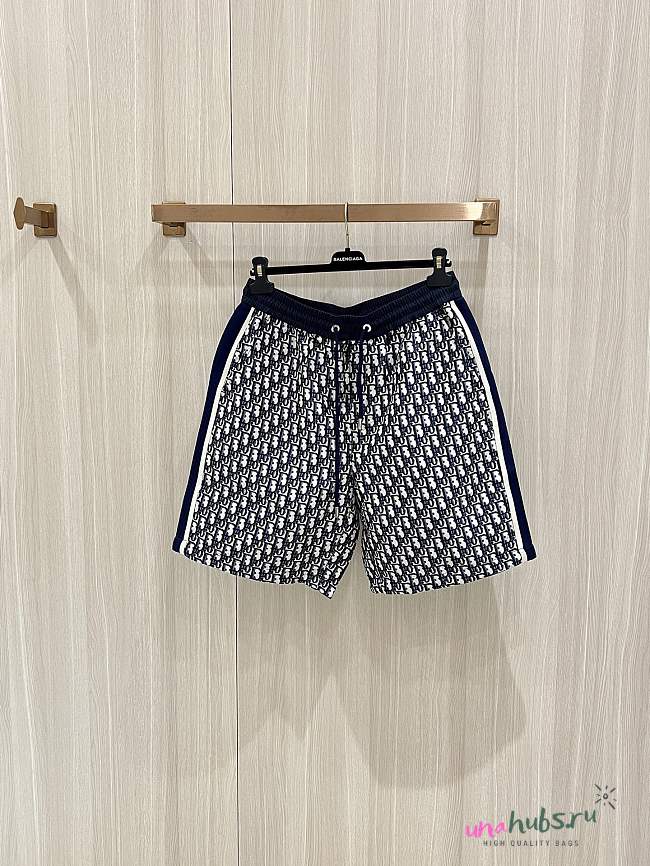 Dior Shorts Blue Oblique  - 1