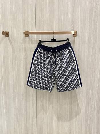 Dior Shorts Blue Oblique 