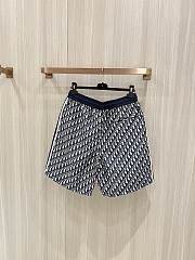 Dior Shorts Blue Oblique  - 6