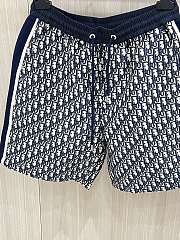 Dior Shorts Blue Oblique  - 4