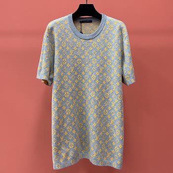 Louis Vuitton Monogram Grey knitted shirt