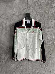 Casablanca Tennis Crochet Shacket - 1