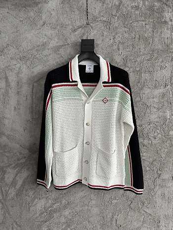 Casablanca Tennis Crochet Shacket