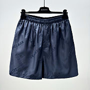 Balenciaga Short Monogram In Blue - 1