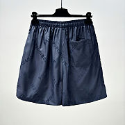 Balenciaga Short Monogram In Blue - 2
