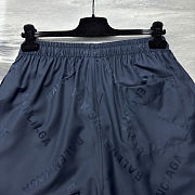 Balenciaga Short Monogram In Blue - 4