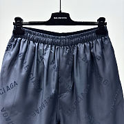 Balenciaga Short Monogram In Blue - 5