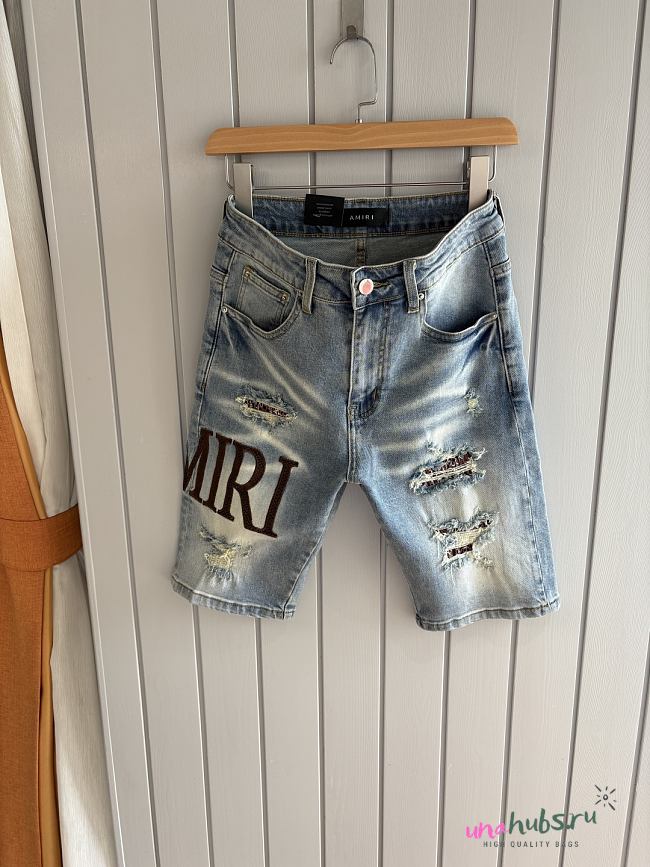 Amiri Men Denim Shorts 02 - 1