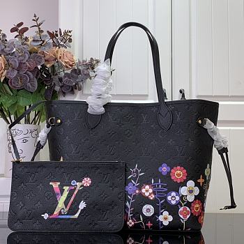 Louis Vuitton x TM Neverfull MM Monogram Empreinte Leather - 32 x 29 x 17 cm