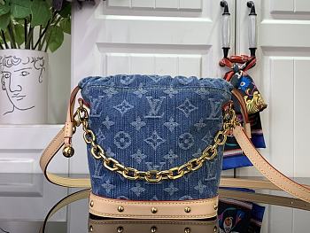 Louis Vuitton Nano Noé Denim - 17.5 x 8.8 x 20.5cm