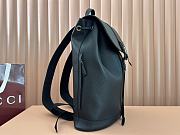 Gucci Medium backpack with Web In Black - 34x 40x 12cm - 4