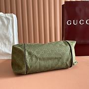 GUCCI Canvas Monogram Hobo Green Bag - W36xH36x10cm - 3